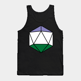 Genderqueer D20 Pride Tank Top